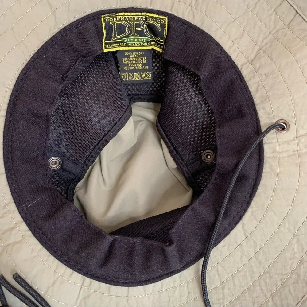 Dorfman Pacific Co Authentic Mesh Boonie Outdoor Bucket‎ Hat Gray Green medium